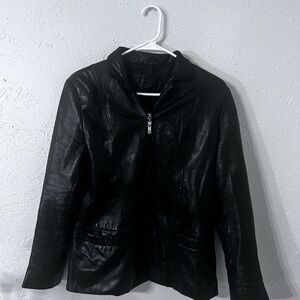 Classic Black Leather Jacket